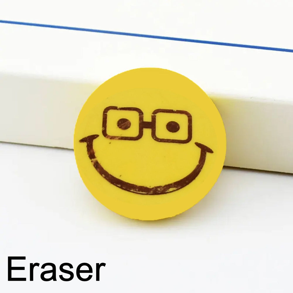 Smiley Eraser for Kids Home Organization Storage Solution
