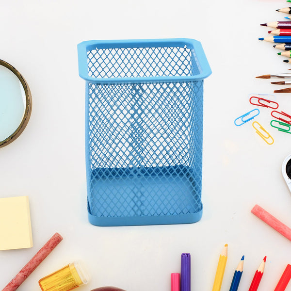 Metal Pen Holder – Mesh Desk Organizer for Office | Deskrova Your Brand