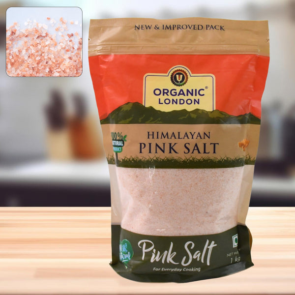 Himalayan Pink Salt - 1 Kg Mineral Rich Organic Seasoning - product image