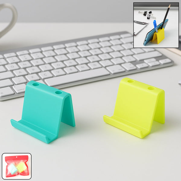 Mobile Phone Stand & Pen Holder Kitchen Storage Organizer Solution