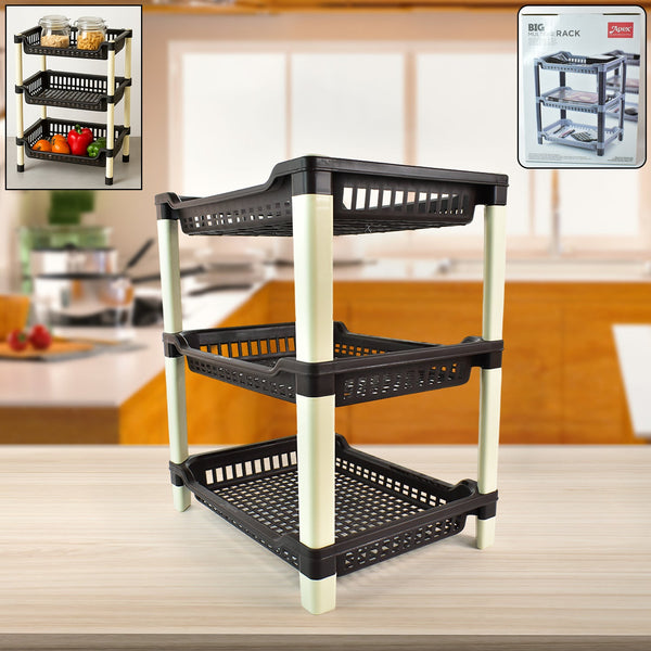 Plastic Storage Rack Kitchen Storage Organizer Solution Storage