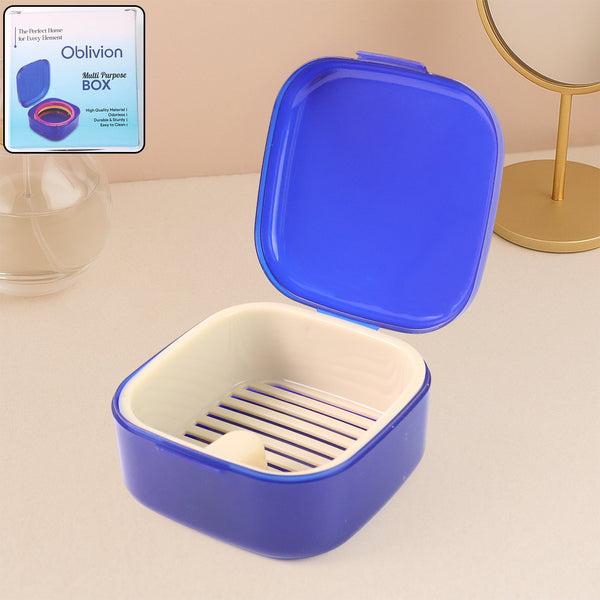 Multi-Purpose Storage Box with Lid Kitchen Storage Organizer Solution