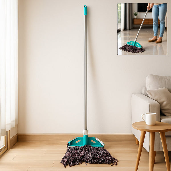 Cotton Yarn Floor Mop – Super Absorbent with Long Handle Your Brand
