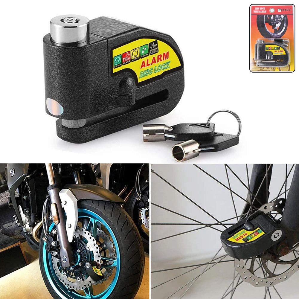 Alarm Disc Lock - Motorbike Anti-Theft with 110dB Siren - product image