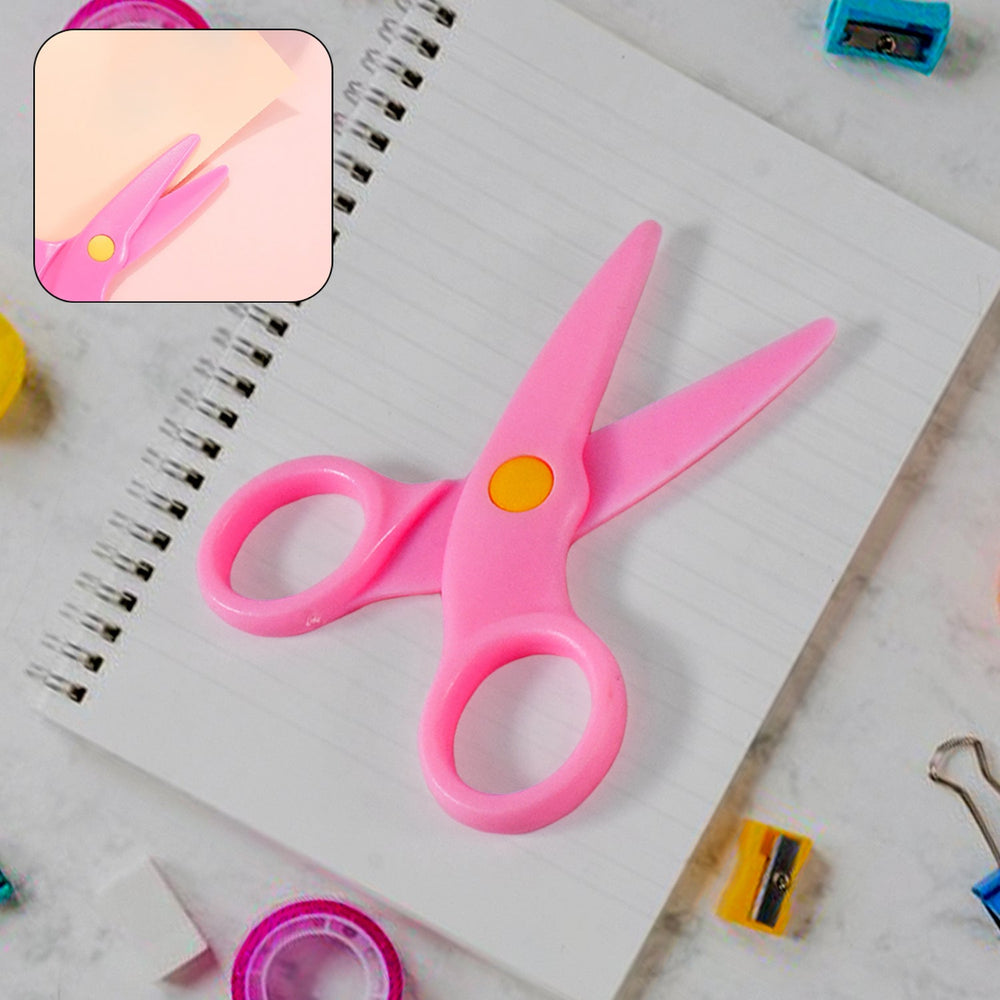 Child-Safe Plastic Scissors Set – Toddler Arts & Crafts | Craftily Your Brand