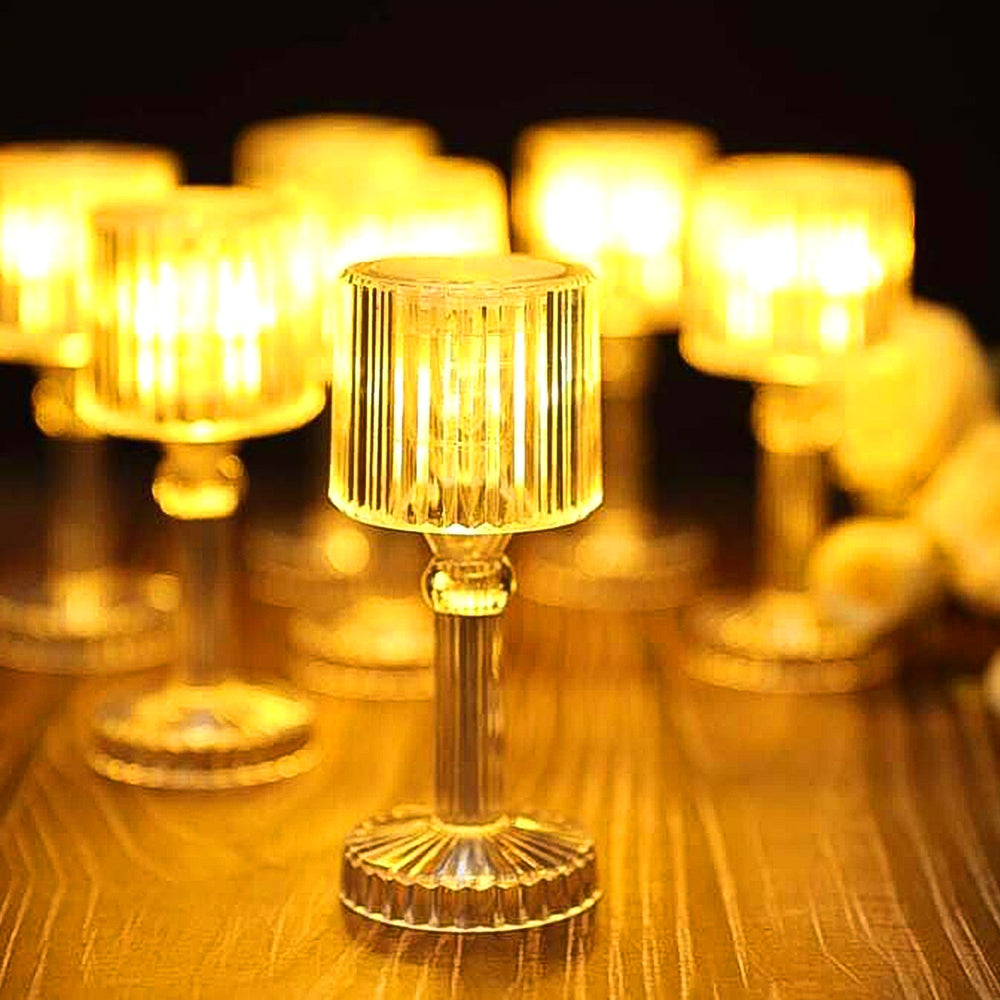 Mini Acrylic LED Desk Lamp – Crystal Design & Portable | Voltronic Your Brand