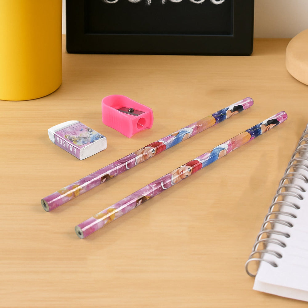 Cartoon Wooden Pencil Set Home Organization Storage Solution