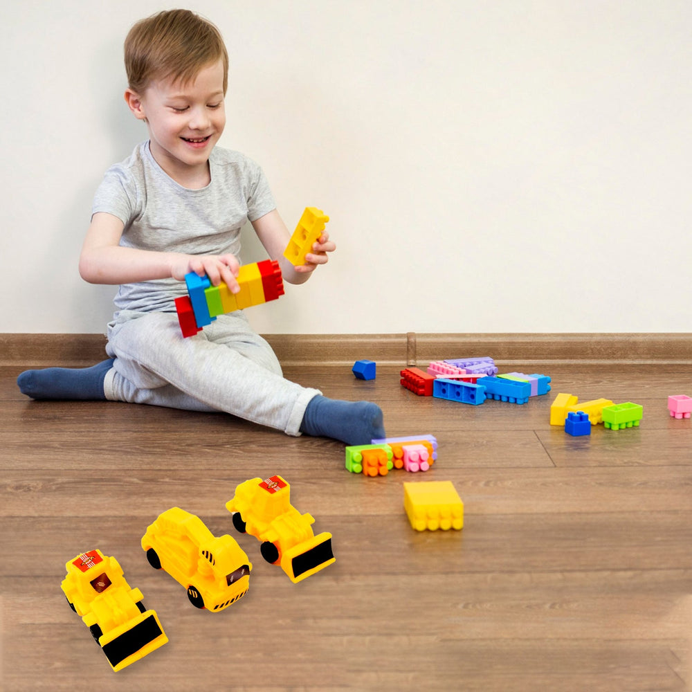Kids Construction Vehicle Set Home Organization Storage Solution