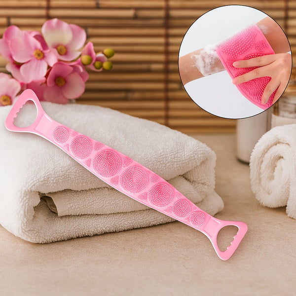 Silicone Back Scrubber Belt – Deep Body Exfoliating Brush Your Brand
