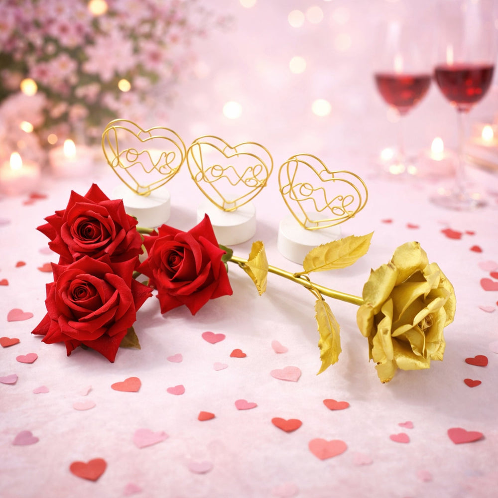 Romantic Heart Love Table Decor Home Organization Storage Solution
