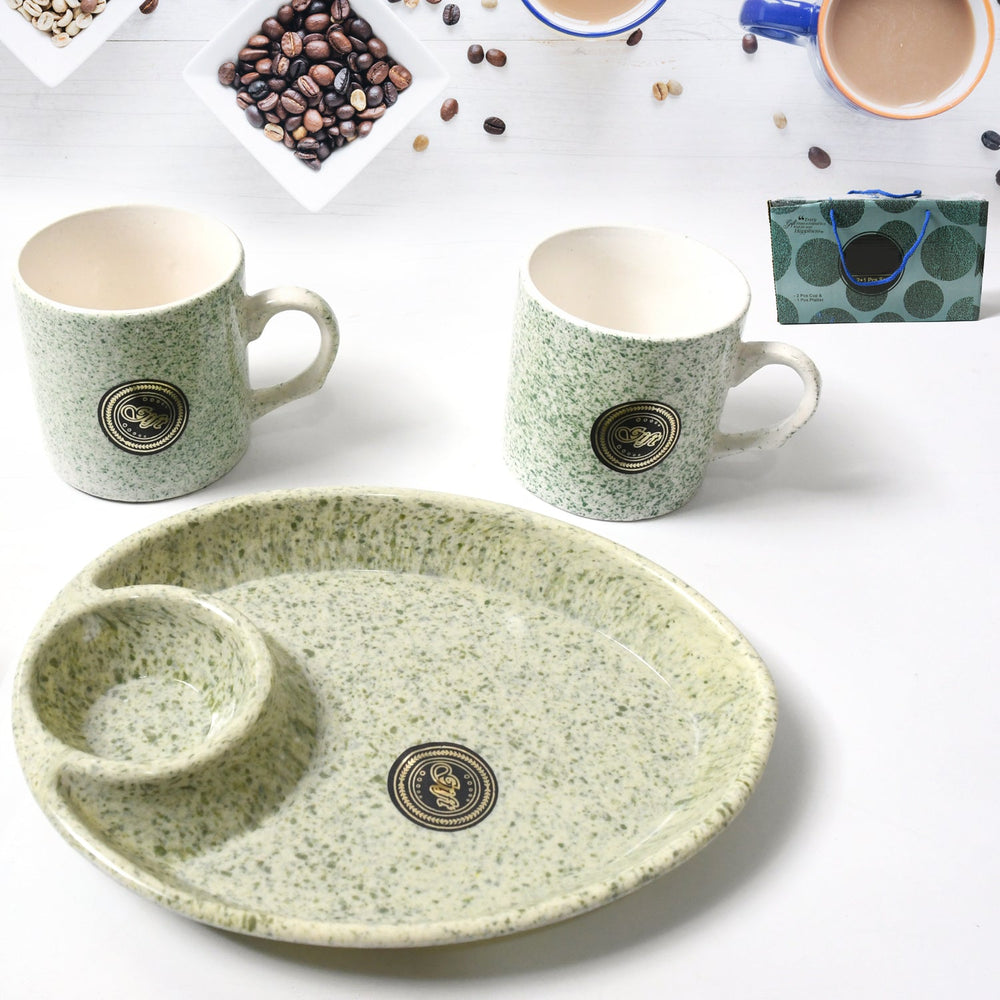 Ceramic Tea/Coffee Cup Set Home Organization Storage Solution
