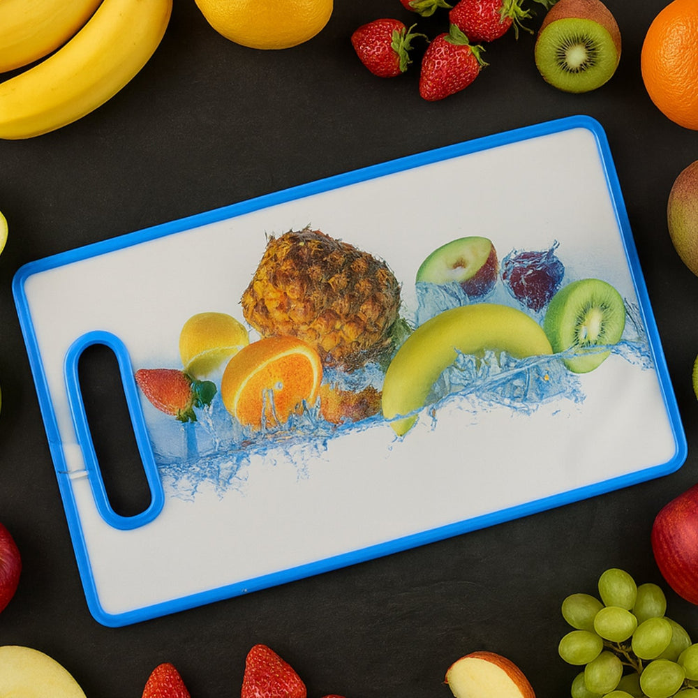 Fruit Print Cutting Board Kitchen Storage Organizer Solution