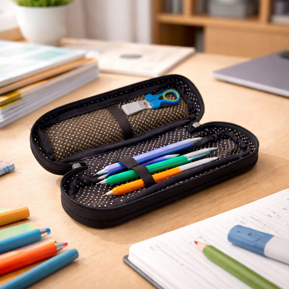 Zipper Pencil Pouch Kitchen Storage Organizer Solution Storage
