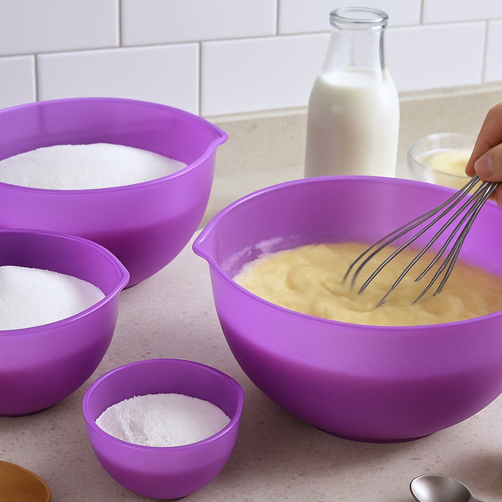Mix & Measure Prep Bowl Set Home Organization Storage Solution