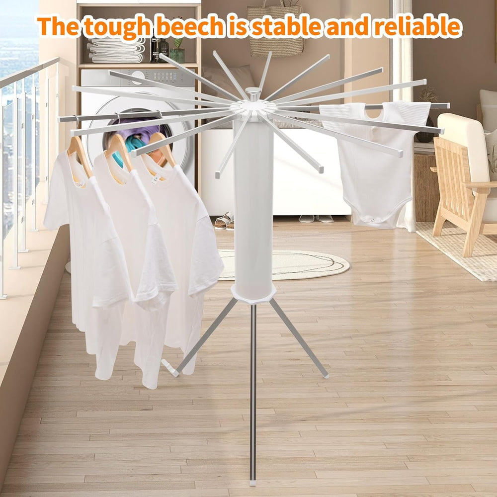Octopus Rotating Clothes Drying Rack Foldable Space Saving Stand Your Brand
