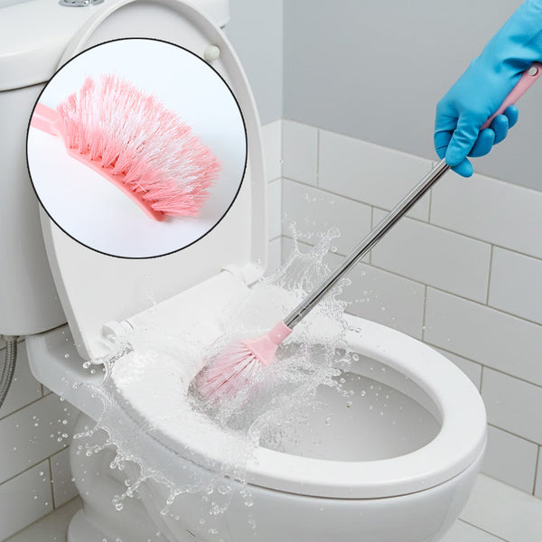 Toilet Cleaning Brush – Long Handle, Ergonomic & Splash-Resistant Your Brand