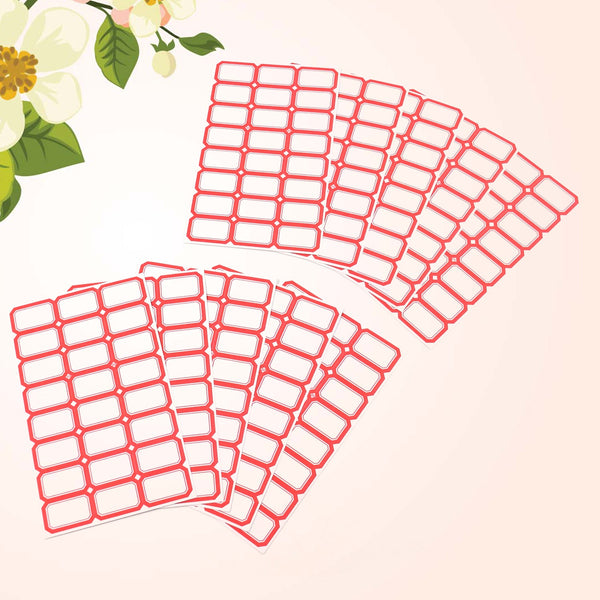 Blank Label Sticker Sheets Bedroom Organization Furniture Storage