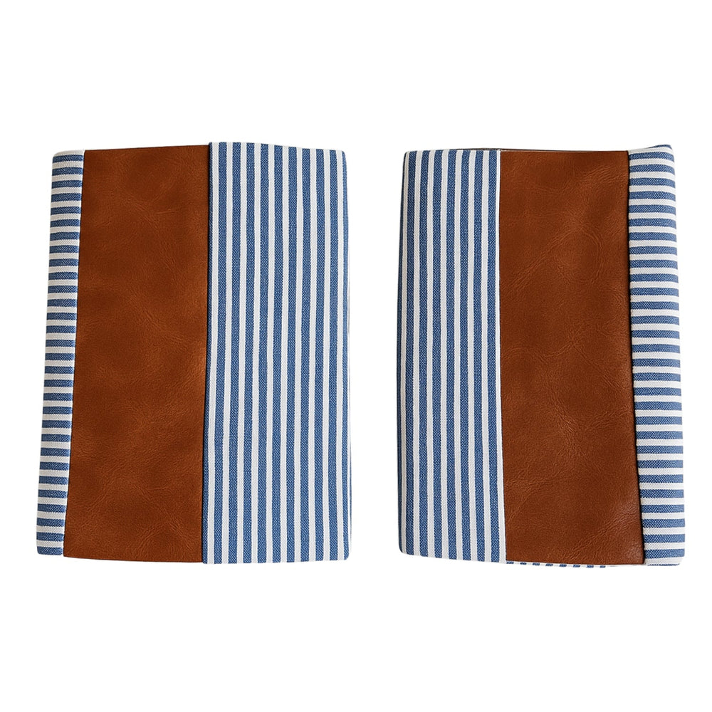 Leather & Cotton Pillow Covers Bedroom Organization Furniture Storage