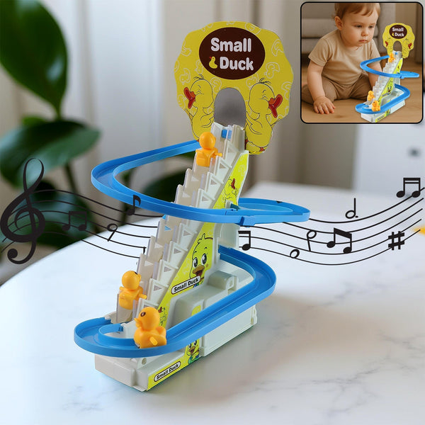 Duck Climb Stairs Toy - Interactive Music & Light Playset - product image