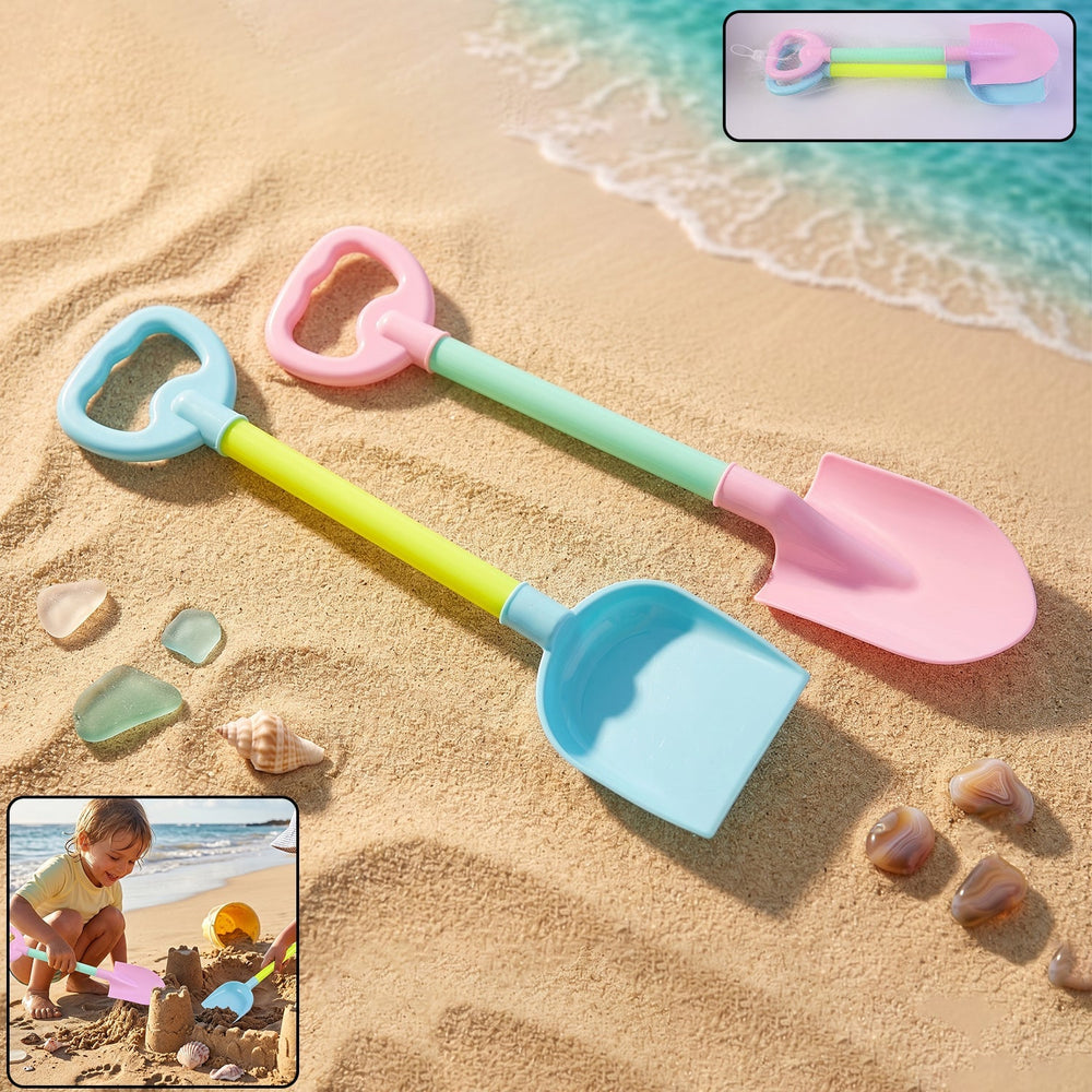 Kids Beach Sand Shovel Toy Set Ð Bright, Durable & Easy to