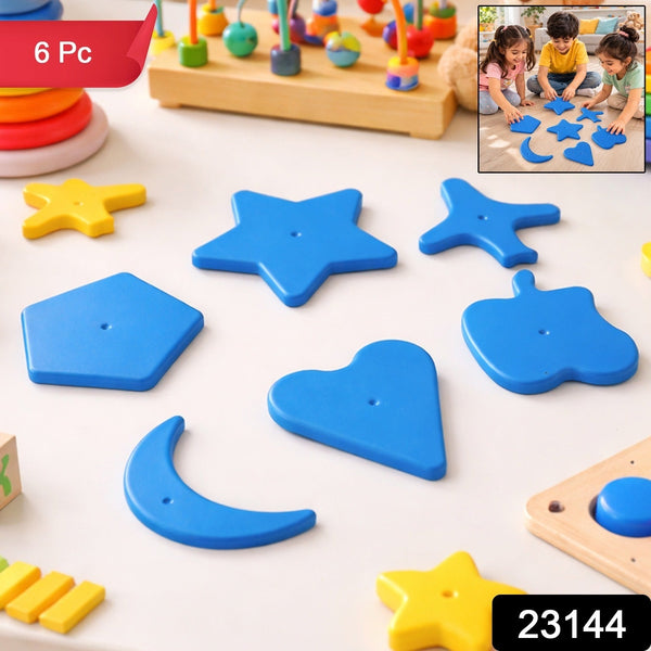 Kids Learning Shape Puzzle Toy – 6 Piece Educational Blocks for Toddlers Your Brand