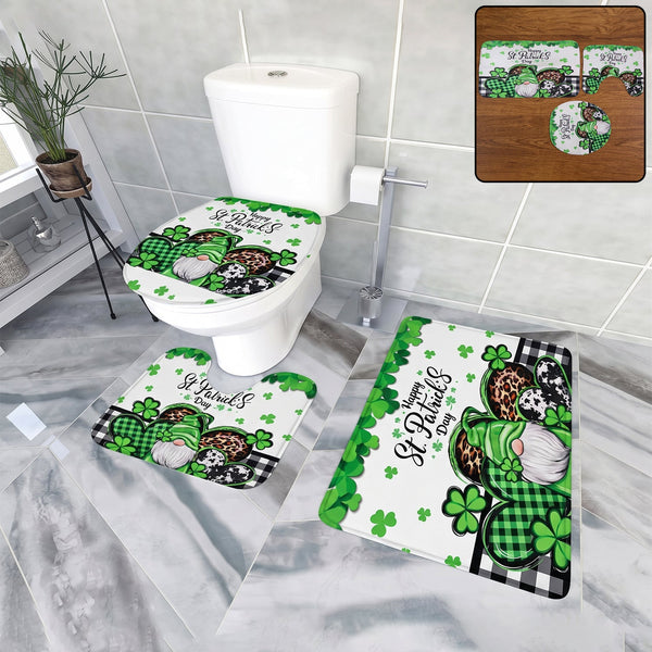 3 in 1 Bathroom Mat Set – Complete Floor Coverage & Non-Slip Design Your Brand