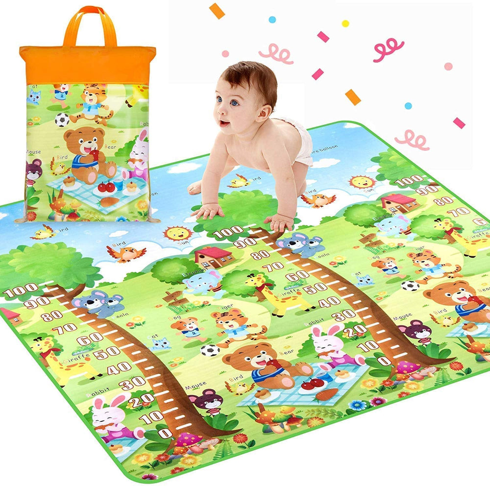 Baby Play Mat – Waterproof Double-Sided 120x180 cm | Mini Bubbles Your Brand