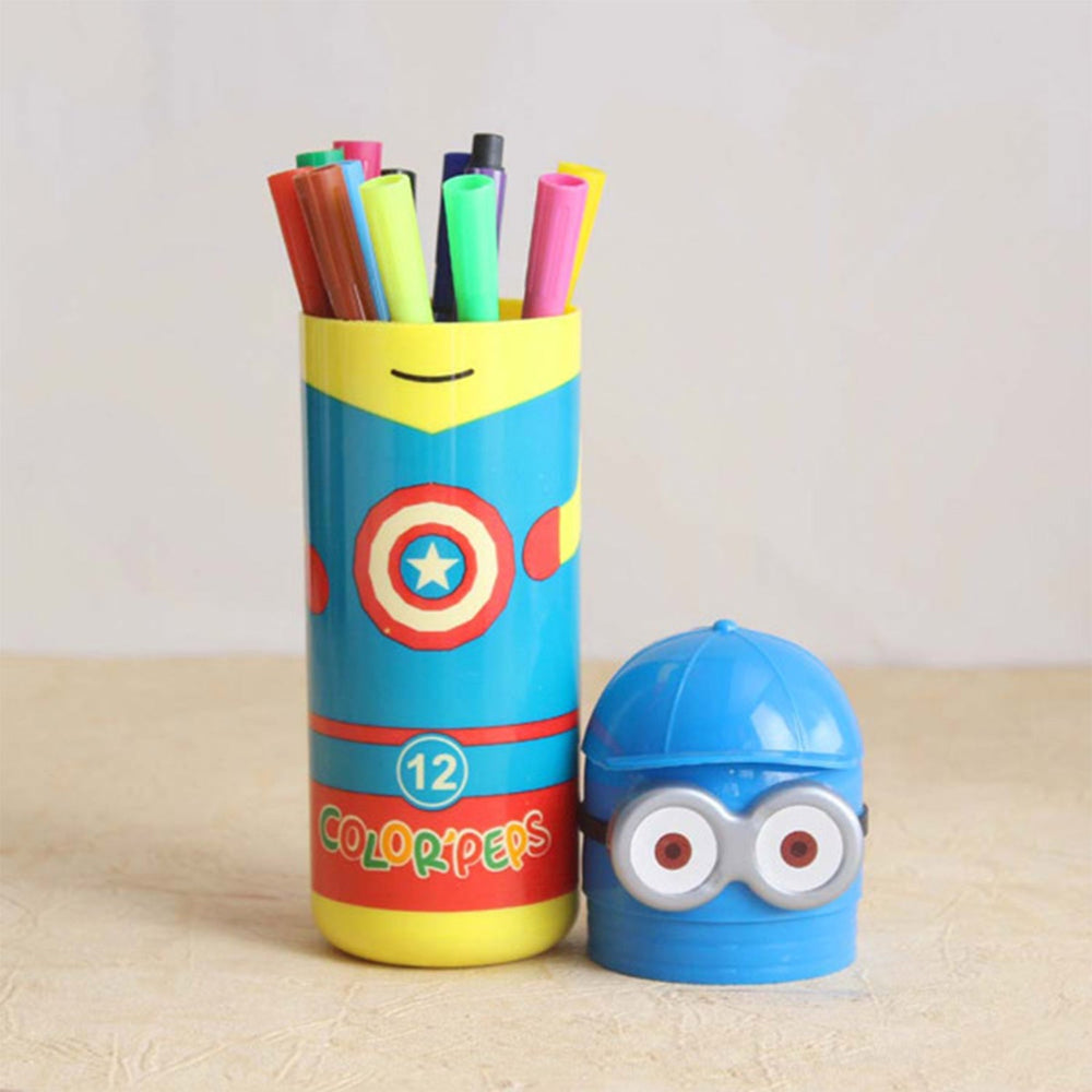 Minions Sketch Pen Set Home Organization Storage Solution