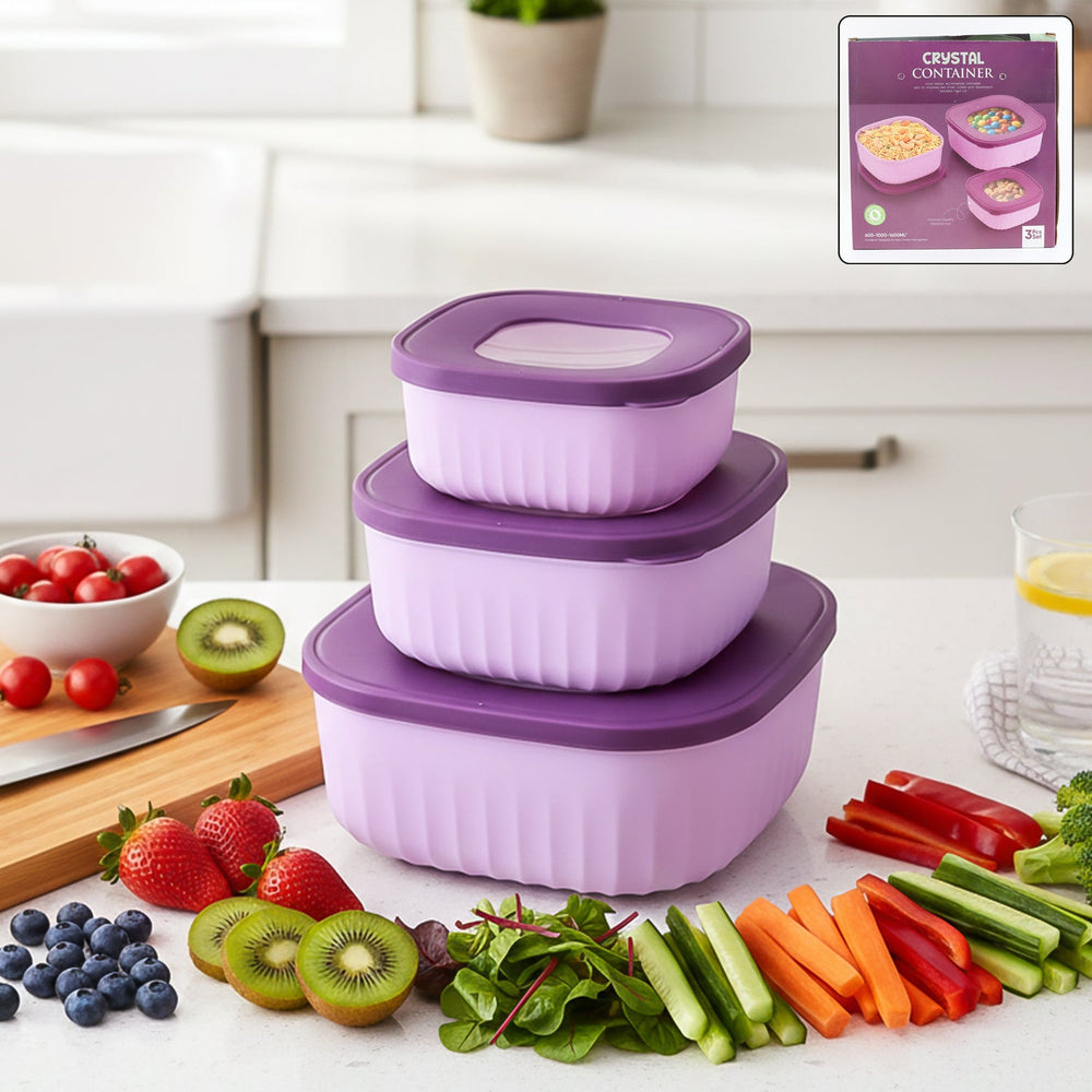 Food Storage Container Set Kitchen Storage Organizer Solution