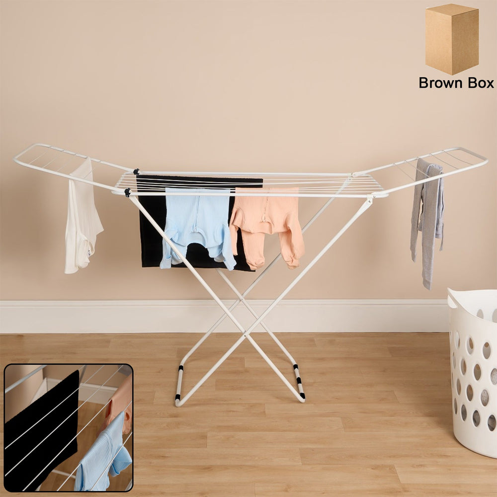 Foldable Butterfly Clothes Drying Stand – Wide Wings & Space Saving Your Brand