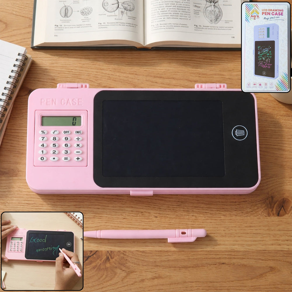 LCD Writing Tablet Pencil Case – All-in-One Study Organizer Your Brand