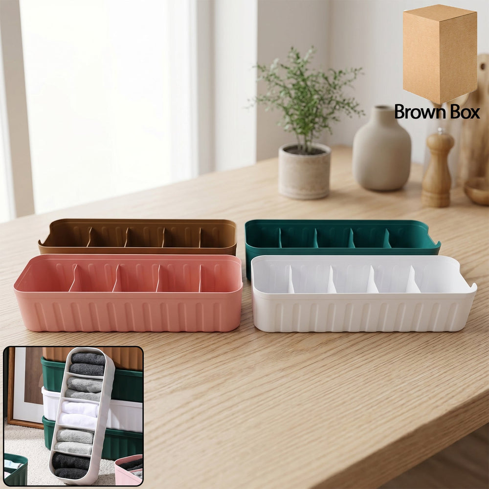 Plastic Drawer Organizer Tray Ð Keeps Socks & Underwear Neat Kitchen Storage