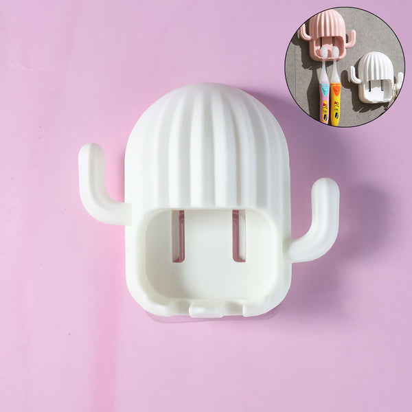 Cactus Toothbrush Holder – Wall Mounted with Dust-Proof Cover Your Brand