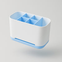 Toothbrush Holder Stand – 6-Compartment Plastic Caddy | BrushedUp Your Brand