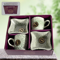 Ceramic Tea Cup Set Home Organization Storage Solution
