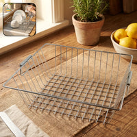 Stainless Steel Kitchen Sink Basket Kitchen Storage Organizer Solution
