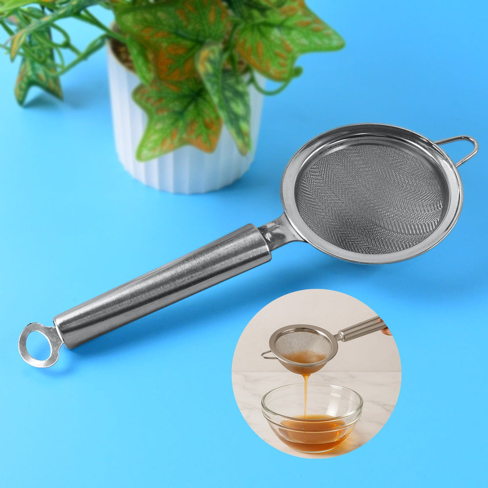 Stainless Steel Mesh Strainer Kitchen Storage Organizer Solution