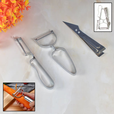 3-in-1 Vegetable Peeler Set Kitchen Storage Organizer Solution