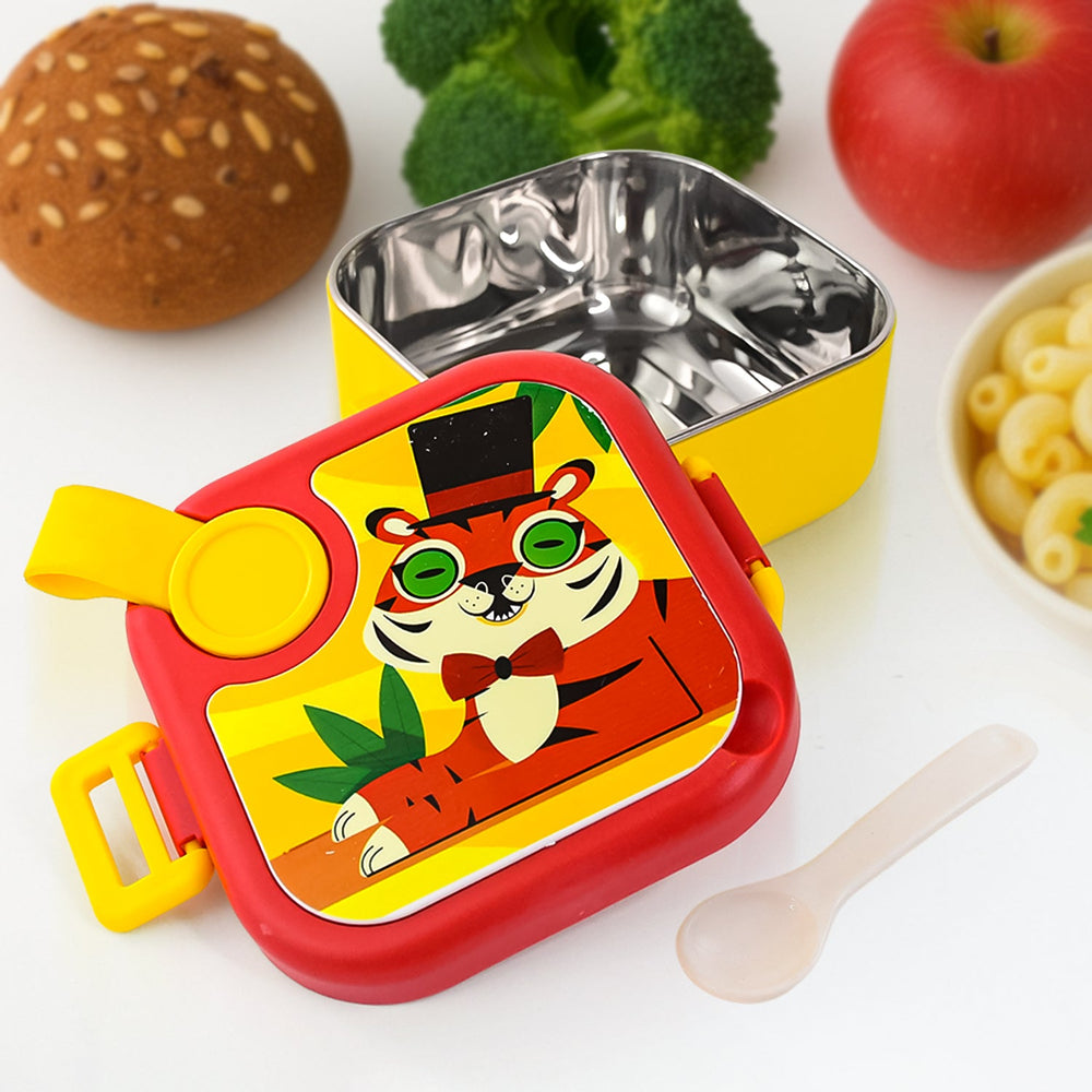 Kids Stainless Steel Lunch Box Multipurpose Storage Organizer Container