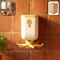 360° Rotating Sticky Wall Hook Kitchen Storage Organizer Solution