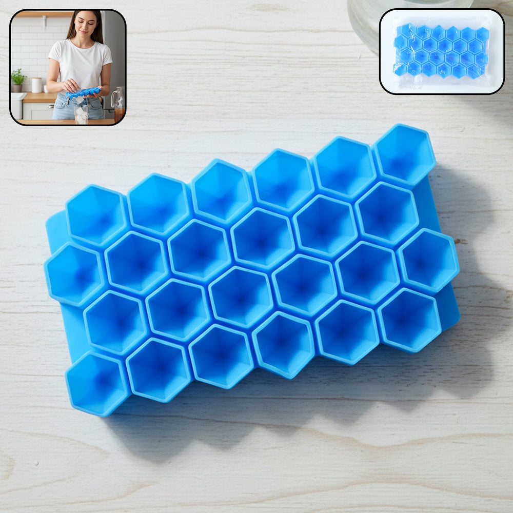 Flexible Silicone Diamond Ice Cube Tray Kitchen Storage Organizer Solution