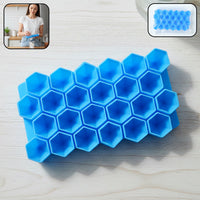 Flexible Silicone Diamond Ice Cube Tray Kitchen Storage Organizer Solution