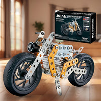 Metal Bike Building Kit Home Organization Storage Solution