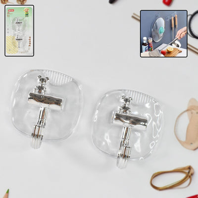 Plastic Self Adhesive Wall Hooks Home Organization Storage Solution