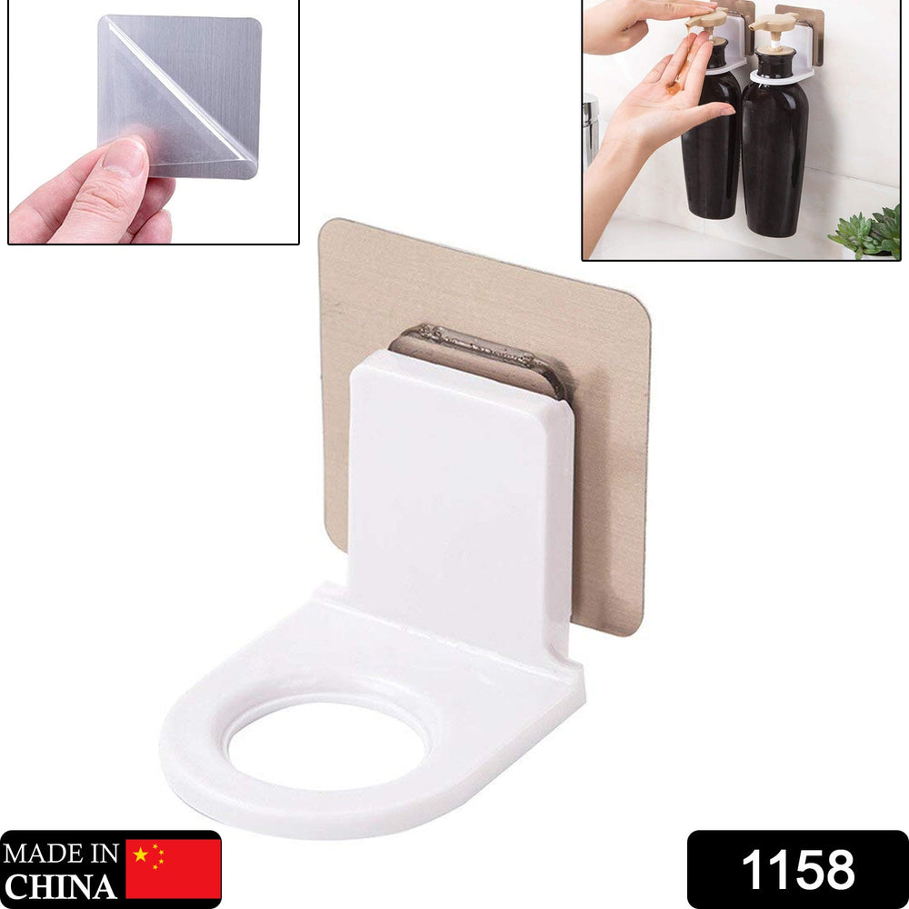 Adhesive Bathroom Hook – No-Drill Shampoo Holder | VelvetBubbles Your Brand