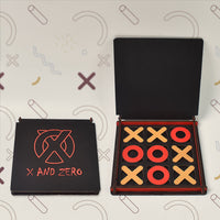 Tic Tac Toe Wooden Game Home Organization Storage Solution