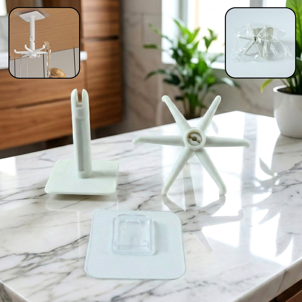 Self-Adhesive Wall Hook Home Organization Storage Solution Storage