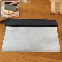 Stainless Steel Dough Scraper Kitchen Storage Organizer Solution
