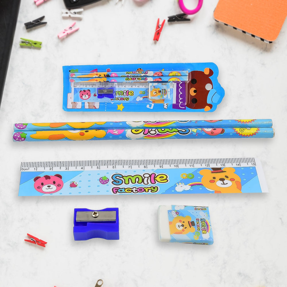 Kids Cartoon Pencil Set Home Organization Storage Solution