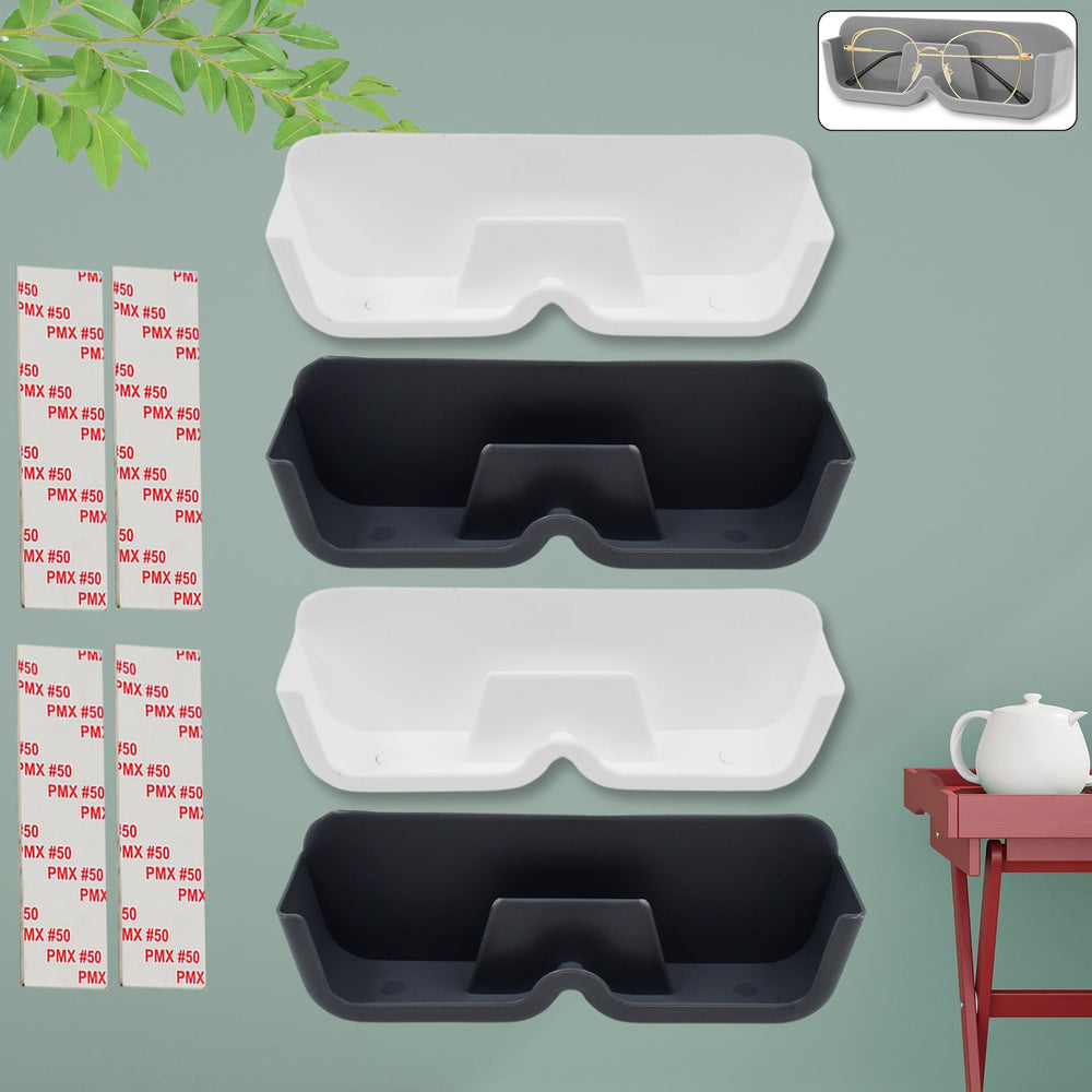 Wall Mounted Sunglasses Holder Multipurpose Storage Organizer Container